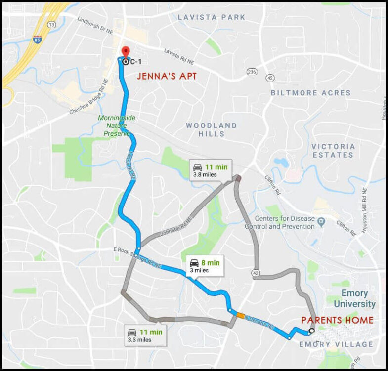 Jenna Van Gelderen Map