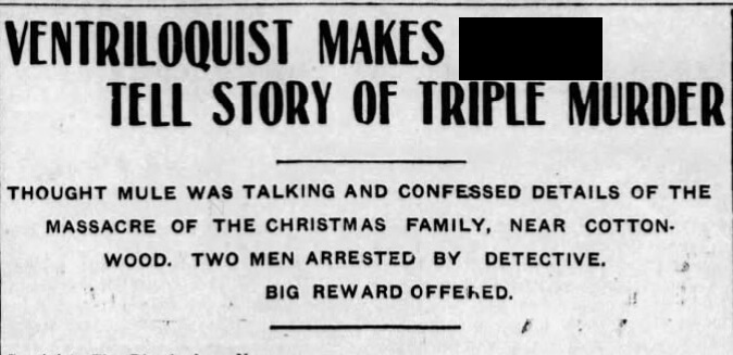 article on Christmas Family murders