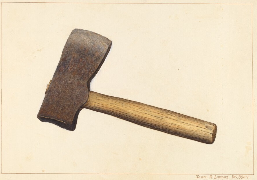 Post Axe 1938 by James M. Lawson