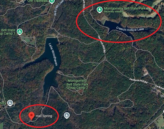 map of montgomery bell park